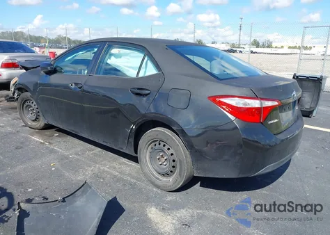 2015 Toyota Corolla Le from USA, damaged, VIN 5YFBURHE5FP269756